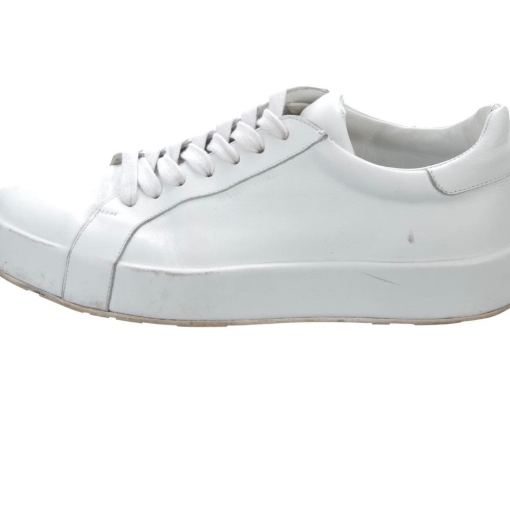 Jil Sander White Leather Sneaker Shoe 37